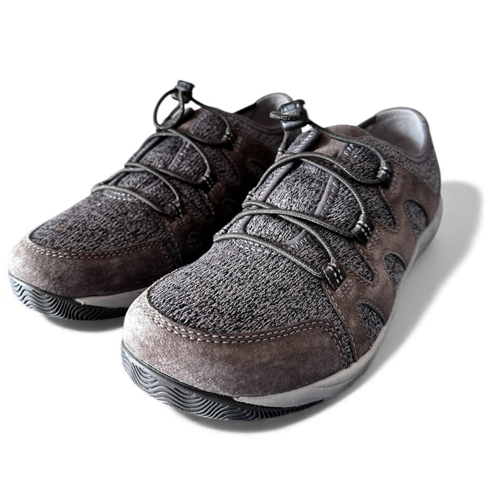 DANSKO Holland Gray Suede Sneakers Walking Comfot Shoes Womens 39 Size 8.5 Bunge